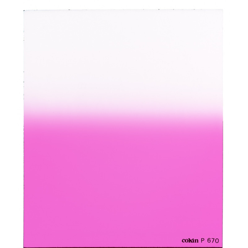 Filtre Dégradé Fluo Rose 1  - Taille M (série P)