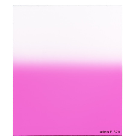 Filtre Dégradé Fluo Rose 1  - Taille M (série P)