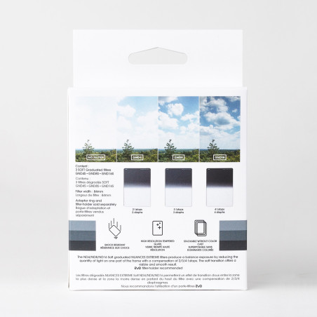 NUANCES Extreme Soft  Graduated GND4S, GND8S, GND16S Kit - M-size